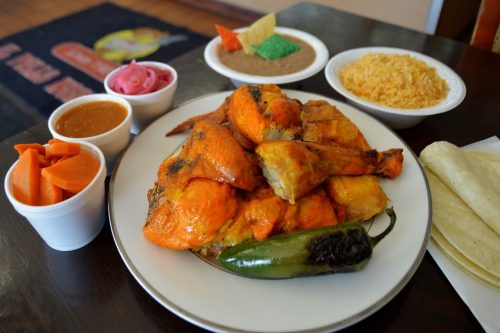 Photo of plate of grilled chicken illustrates blog: "What Are Some Mexican Dishes for Christmas Eve?"