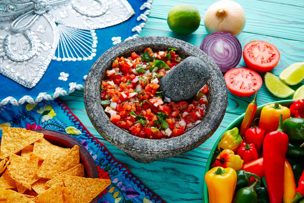 Salsa adds a touch of color and excitement to your meal.