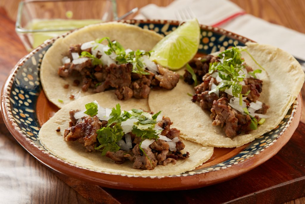 Plate of Mexican tacos illustrates blog: "When Is Taco Day?"
